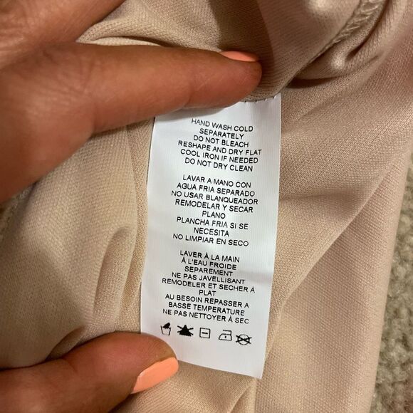 MARINA Cowl Neck Spaghetti Strap Metallic Maxi Gown Dress Size 6 - Picture 5 of 11